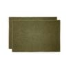 Angove 2pack Bath Mat 50x80cm Olive