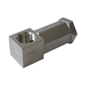 GASO O2 Oxygen Sensor Spacer Adapter CEL Fix, M18 x 1.5 Threaded Extender 90 Degree