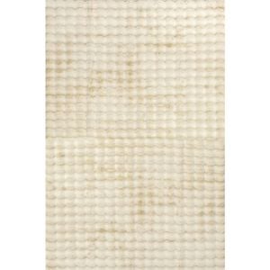 The Rug Connection Pop Ivory 160x100cm - Small Pet Friendly Washable Indoor Floor Rug