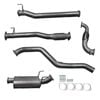 Ignite Exhausts Turbo Back For Isuzu D-max 3l 3" Cat & Muffler Raw Aluminised Steel