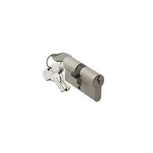Miles Nelson 65mm Satin Nickel Double Cylinder Key