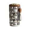 Catzon Portable Coffee Mug 410ml with Temperature Display Leakproof-Silver