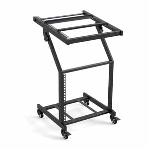 Costway 9u Dj Gear Stand Audio Rack Mount Adjustable Stage Cart Music