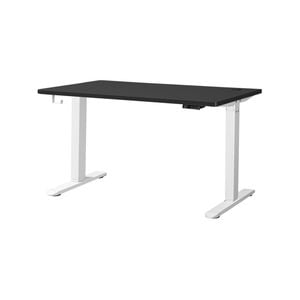 Oikiture Electric Standing Desk Single Motor 1.4m Black Tabletop