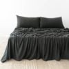 Bambury Bedt Organica Sheet Set - Charcoal
