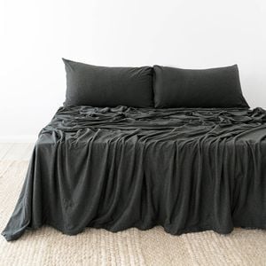 Bambury Bedt Organica Sheet Set - Charcoal