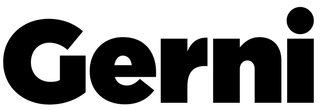 Gerni - Logo 26 - Black - Transparent - Brand Page