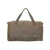 FIB 52cm Canvas Travel Duffle  Casual Duffel Khaki