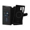 Panzer Tango Wallet Phone Case for Samsung GS25 Ultra Leather Card Slots - Black