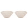 2x Ladelle Whitehaven Woven Round Taper Bowl Handmade Classic Design Kitchenware