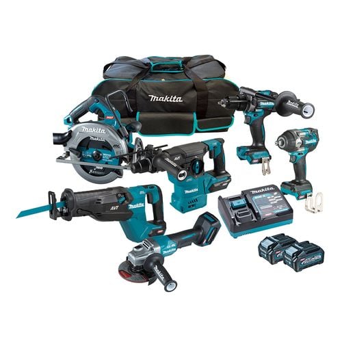 Makita 40V Max Brushless 6 Piece Combo Kit DK0191G601 Bunnings Australia