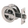 Gainsborough Bright Chrome Circular Privacy Sliding Cavity Door Set
