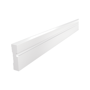 66 x 18mm 2.7m White FJ Primed Modern Pine Moulding