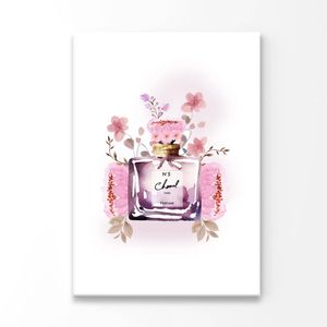Perfume With Pink Flowers with Flowers  Print 100% Australian Made 60 x 90cm  (Acrylic)