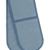 Ladelle Eco Recycled Blue Heat Protection Double Kitchen Oven Mitt