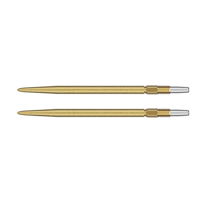2PK Target Swiss SLK Dart Point Replacement Spare Accessory Tip 42mm Gold