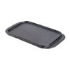 Vogue Reversible Cast Iron Double Griddle Pan Ribbed And Flat Heavy Duty Commercial Grade 482x260mm