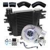 Upgrade Billet Turbo+65mm Intercooler & Hoses And Genuine Oil Feed Pipe For Nissan Patrol GU ZD30 3.0L Fits Early DI 2000-2002