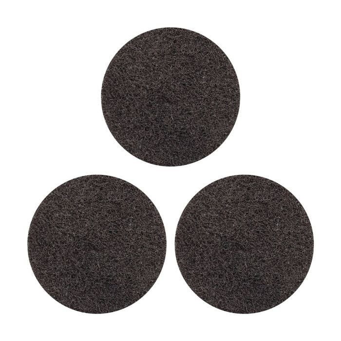 3pk Glomesh Regular Speed Stripping Machine Floor Pad Black 330mm