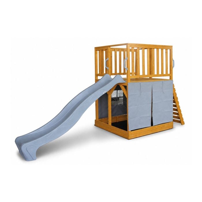 The Henry Hideout Cubby House - Pearl Blue Slide & Accessories