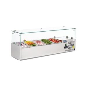 Polar G-series Countertop Prep Fridge 5x 1/4gn - Countertop Prep Fridges (g608-a)