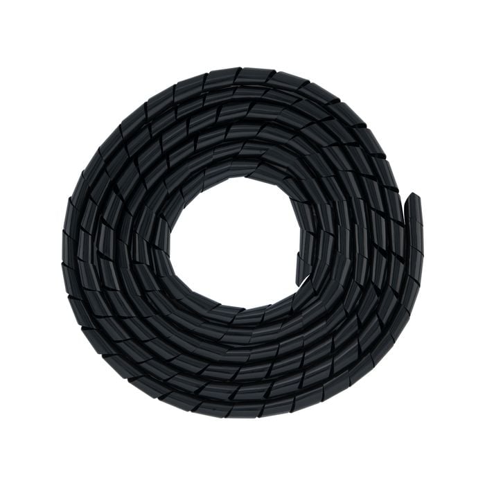 CLICK 5m x 20mm Black Spiral Wrap