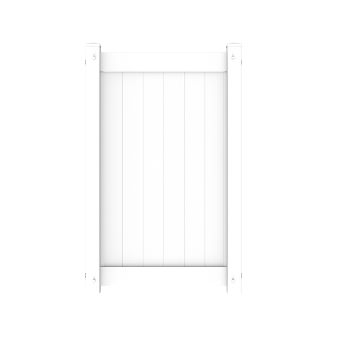 RapidFence 1130 x 1800mm Classic White  PVC Gate