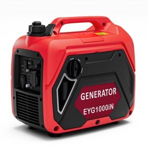 Advwin Protable Inverter Generator, 1000w Petrol Powered Generator Pure Sine Wave, 4 Stroke, For Home Backup, Outdoor, Camping,