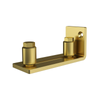 Rolltrak Brushed Brass Barn Door Floor Guide