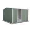 Absco Sheds 3.0 x 3.0 x 2.06m Pale Eucalypt Ezislider Double Sliding Door Garden Shed