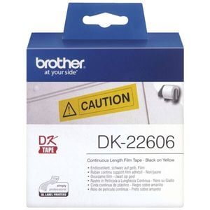Brother Dk-22606 Yellow Roll