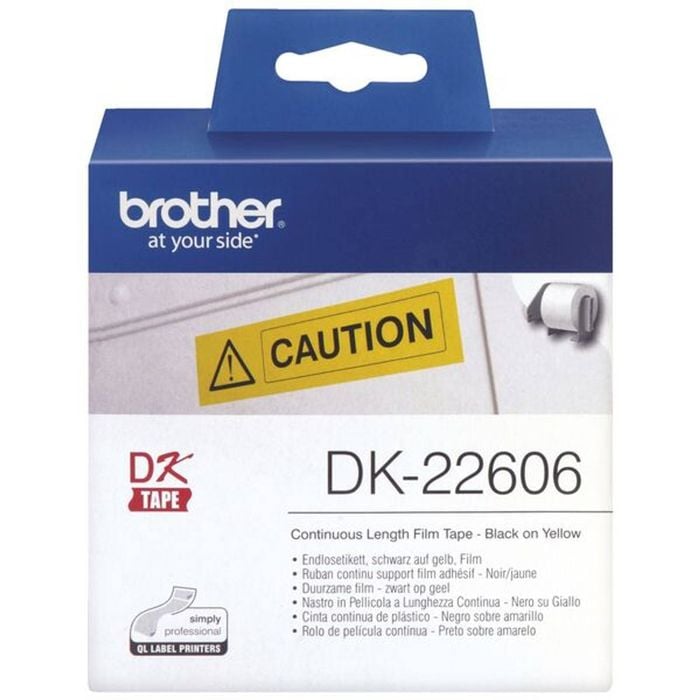 Brother Dk-22606 Yellow Roll