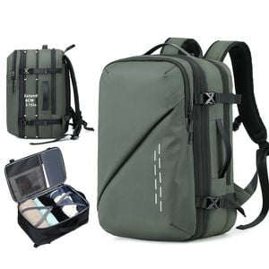 Large Anti-theft Expandable Mens Laptop Backpack