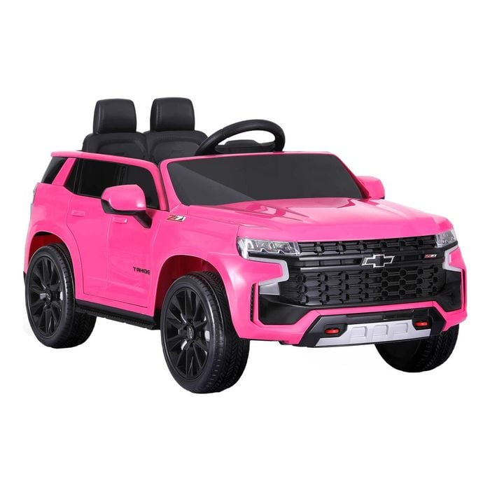 Kids Ride On Car Licensed Chevrolet Tahoe Electric Toys Horn Remote 12V Pink