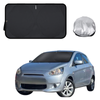 Front Windscreen Sun Shade for Mitsubishi Mirage 2012 - Current LA - Standard 150 x 85 cm - Black