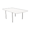 Absco Structures 3.0 x 5.5 x 2.37m Surfmist Single Skillion Carport