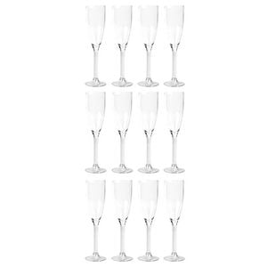12PK Impact 160ml Champagne Flute Cup Polycarbonate - Clear