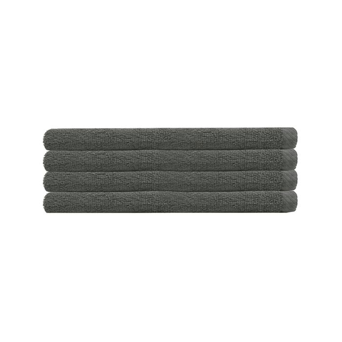 Chateau 4pack Hand Towel 40x70cm Charcoal