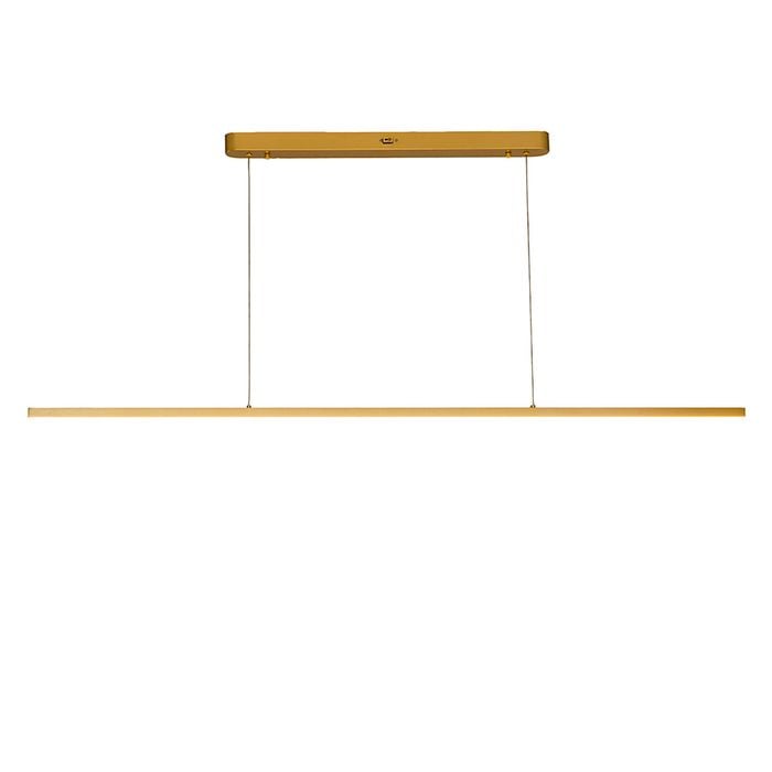 Vencha Beam 30w LED Linear Pendant Light - 1.5m Gold
