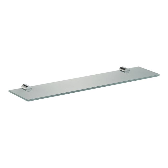 Mondella Resonance Chrome Single Glass Shelf