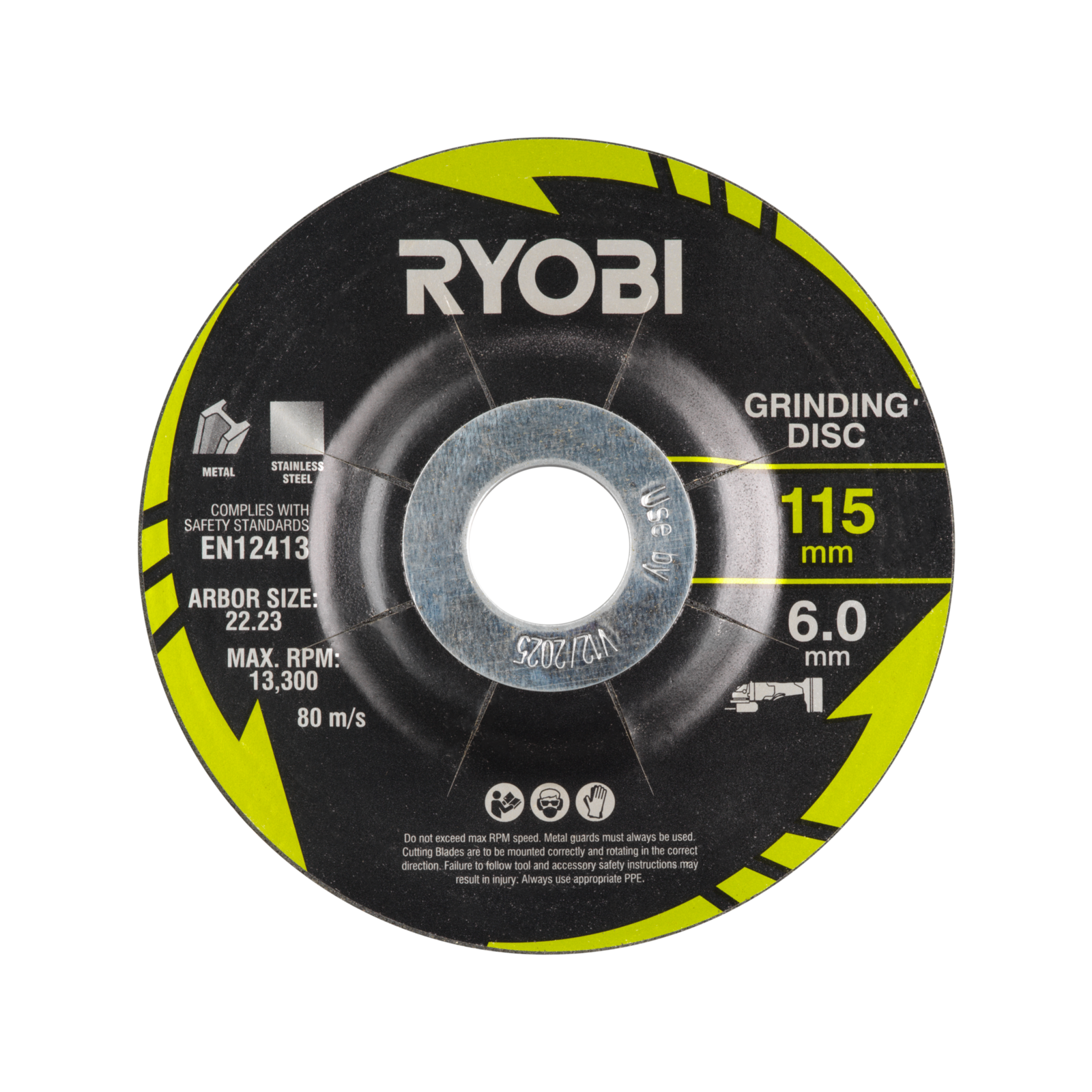 Ryobi angle grinder discs discount
