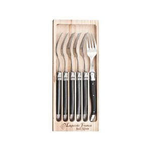 Laguiole Jean Neron 6pc. Fork Set - Black