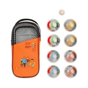 Decathlon - Set Of 8 Colour Recreational Petanque Boules - One Size