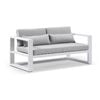 Santorini 2 Seater Outdoor Aluminium Lounge