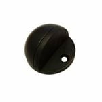 Adoored Black Short Half Moon Door Stop