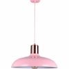CLA Lighting Pastel Scandinavian Dome Shape Pendant Light Matt Pink