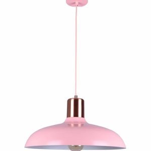 CLA Lighting Pastel Scandinavian Dome Shape Pendant Light Matt Pink