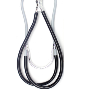 NURSE STETHOSCOPE Party Costume Fancy Dress Halloween Doctor Medical Black