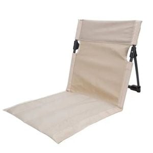 NNEOBA Foldable Camping Chair Cushion And Storage Bag Beige