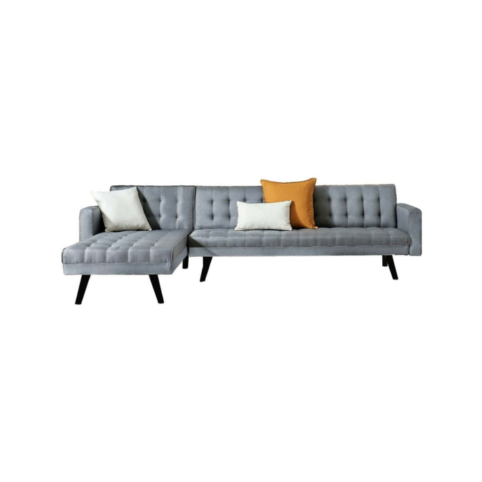 Foret 5 Seater grey Sofa Bed Modular Corner Lounge Couch